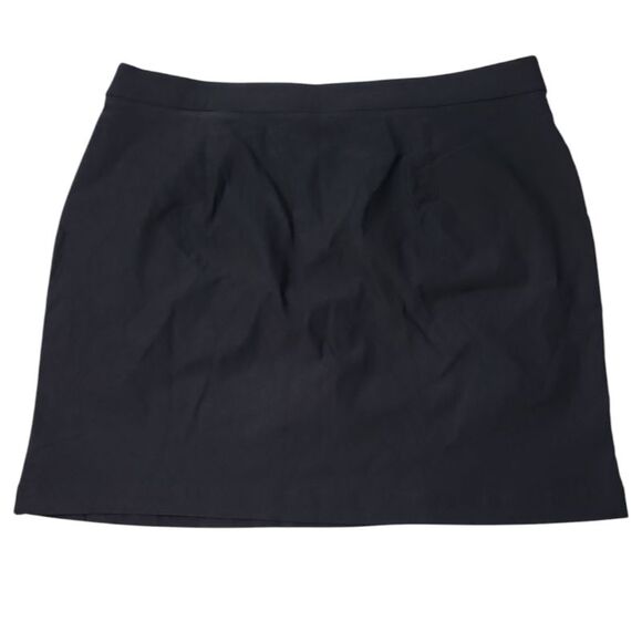 Rafaella Women's Stretch 18" Length Stretch Lux Skort - Black - Picture 2 of 4